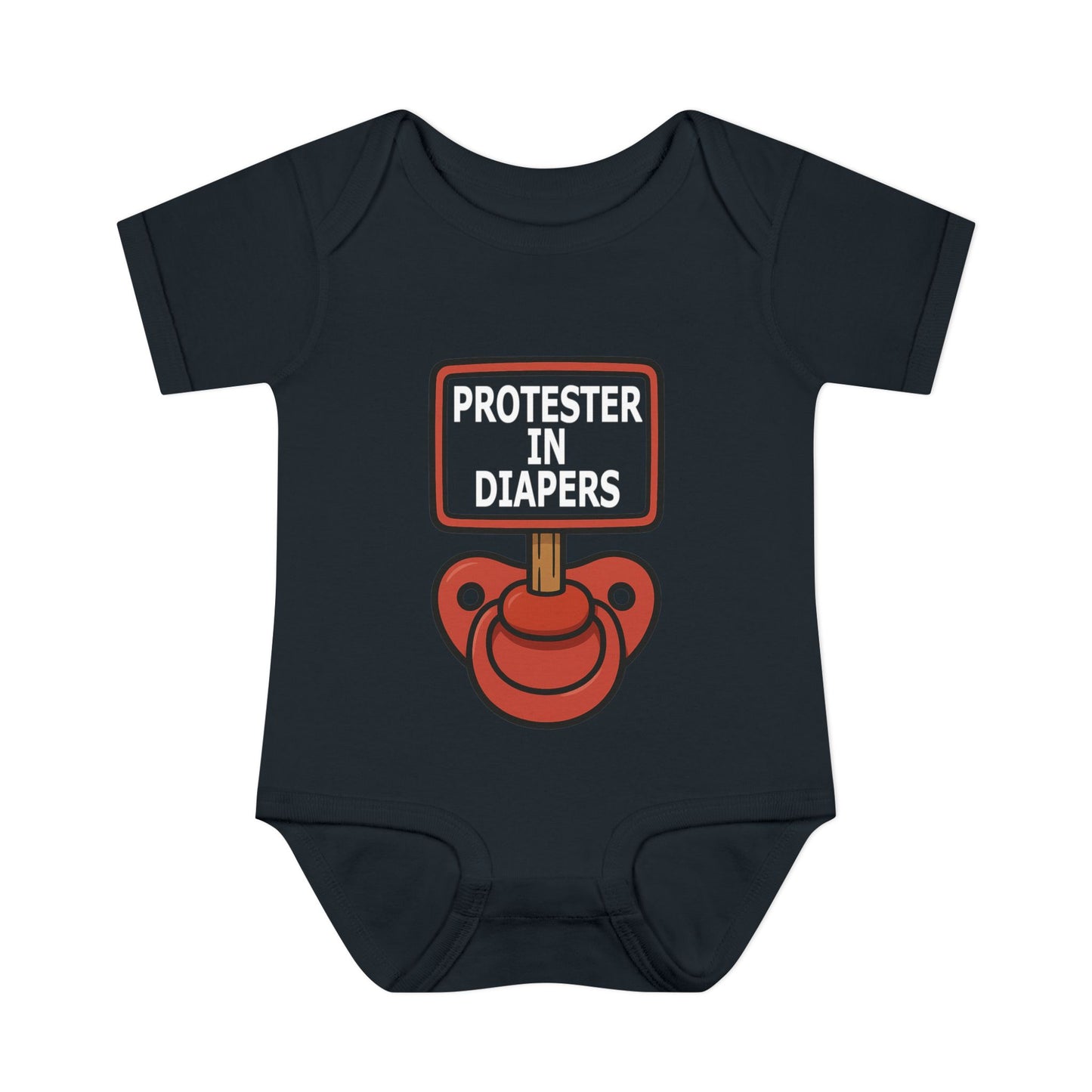 'Protester in Diapers' Bodysuit
