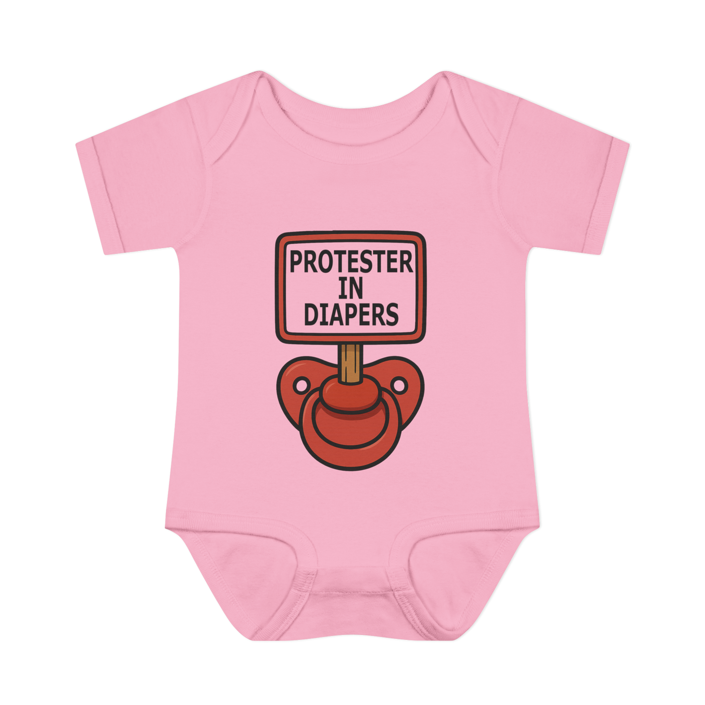 'Protester in Diapers' Bodysuit