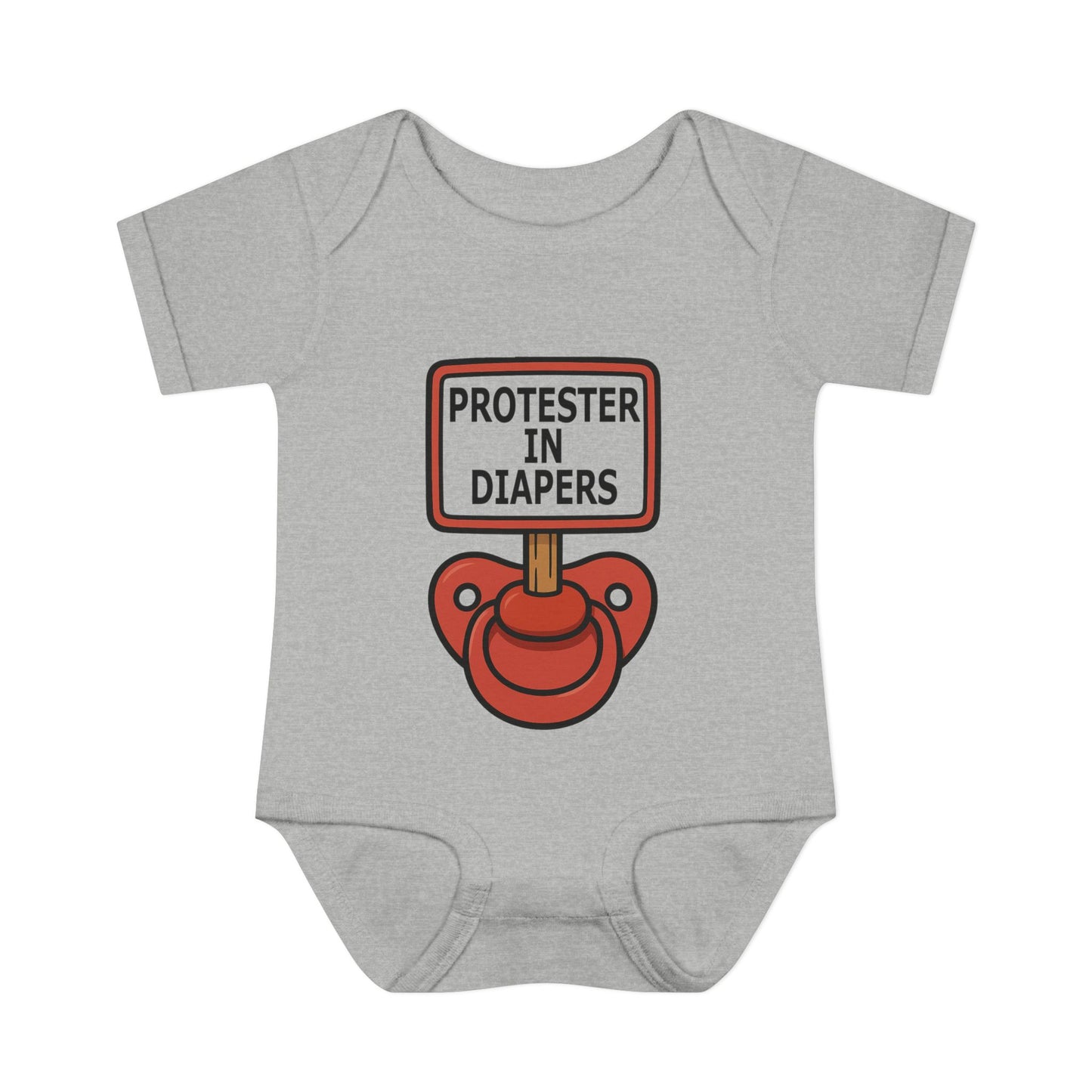 'Protester in Diapers' Bodysuit