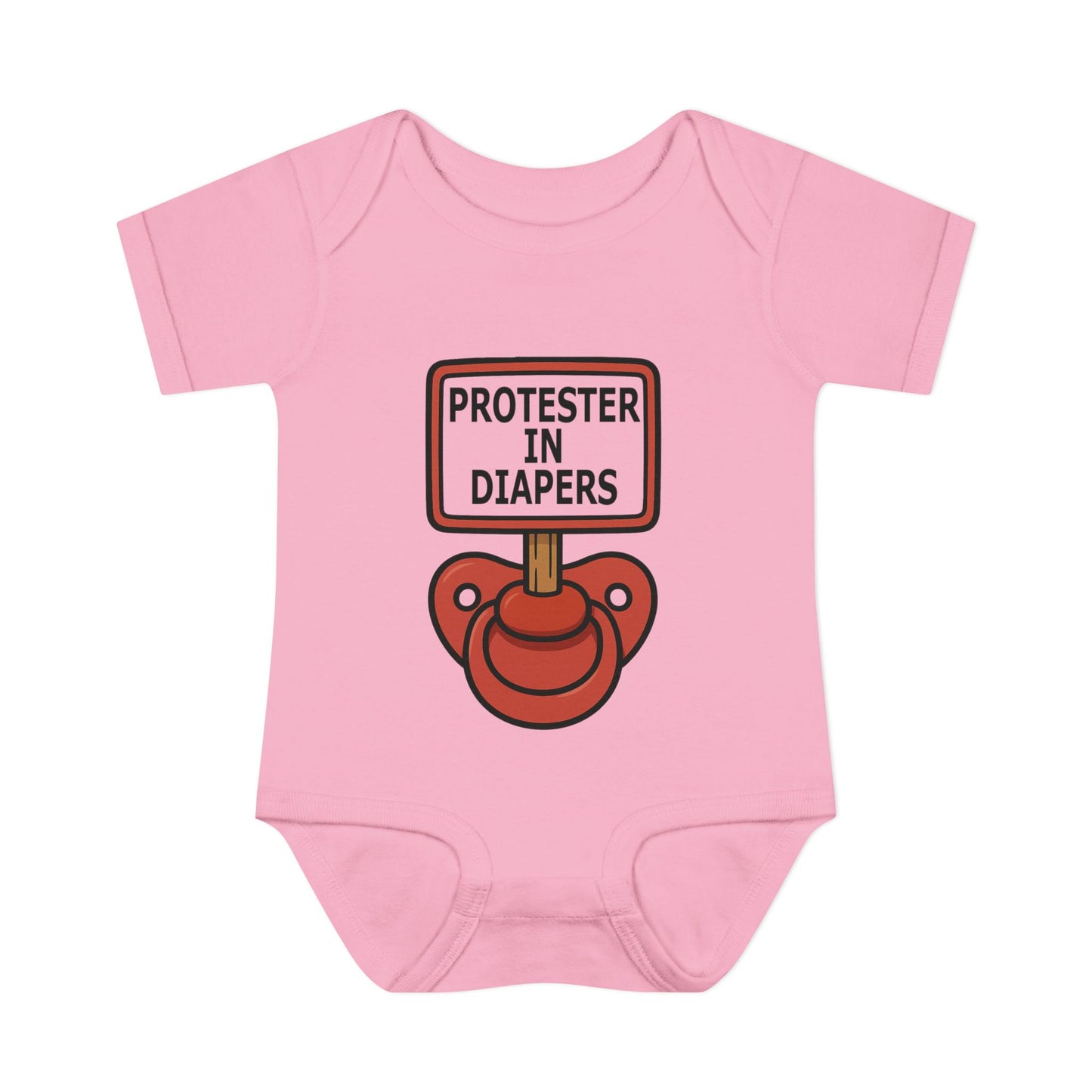 'Protester in Diapers' Bodysuit